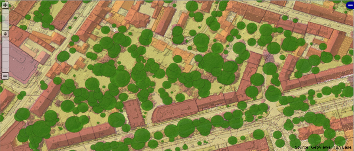 Single tree cadastre from ALS point cloud data